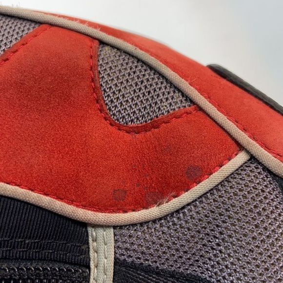 Ecco women's receptor red suede zip up front sneaker casual shoe size 8 - Picture 7 of 8